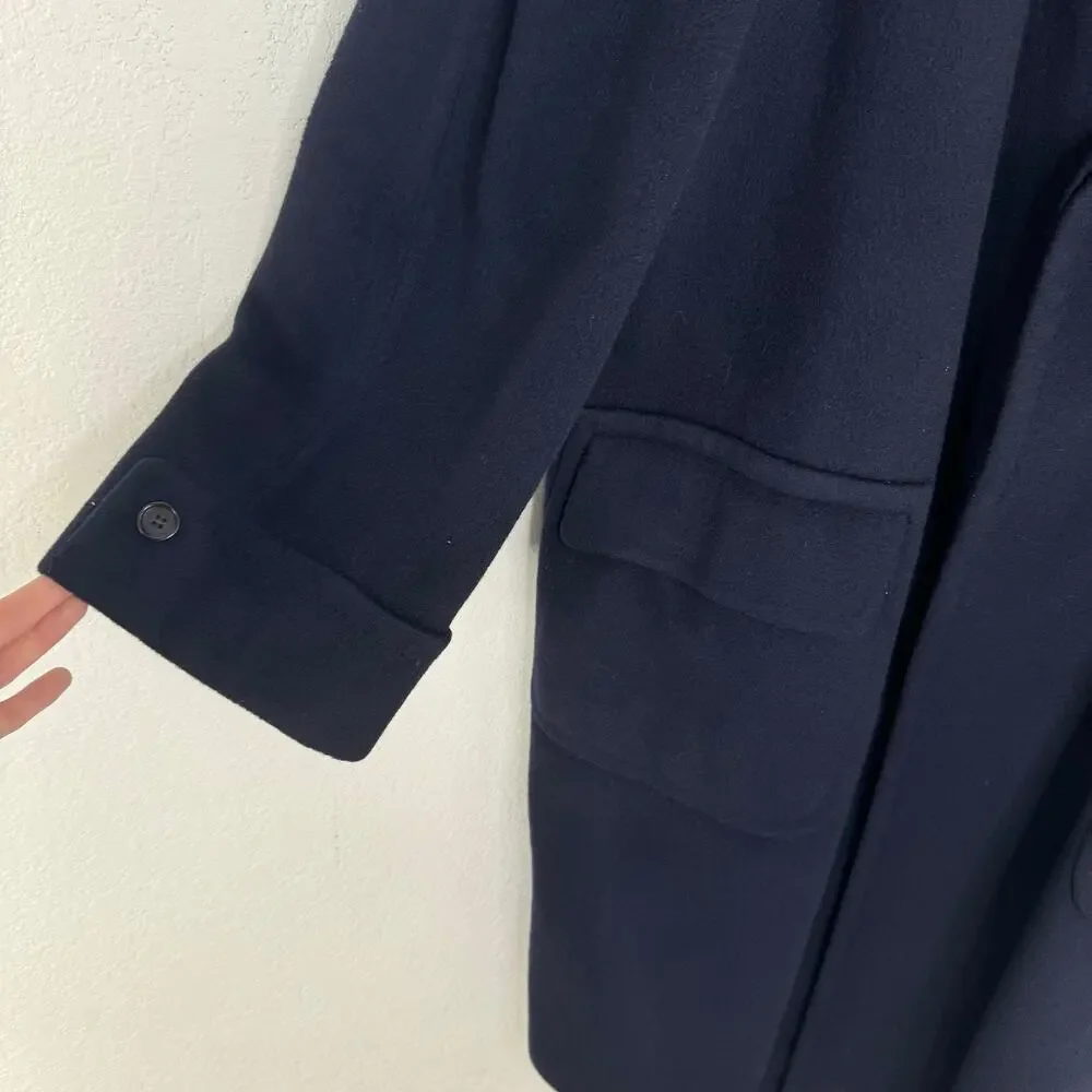 Vintage Men’s 100% Cashmere Navy Coat Overcaot Hart Schaffner & Marx
